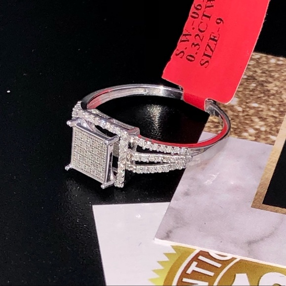 Real Diamond ring best gift 4 all occasion Not CZ - Picture 7 of 7